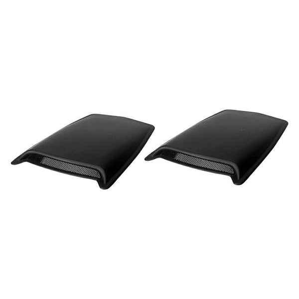 AVS Large Black 2-Piece Hood Scoop with Smooth Black Finish - 80001