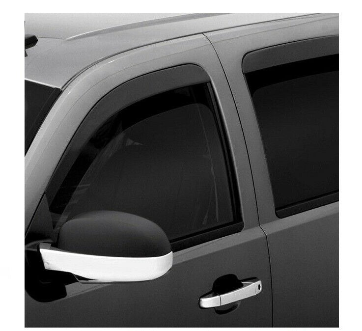 AVS Dark Smoke Side Window Deflectors For Chevy Colorado Crew Cab 15-20 - 894049