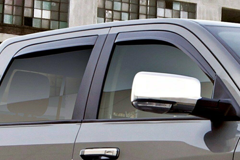 AVS 4Pc Low-Profile Window Vent Visor Smoke For 2011-2019 Ford Explorer - 894052