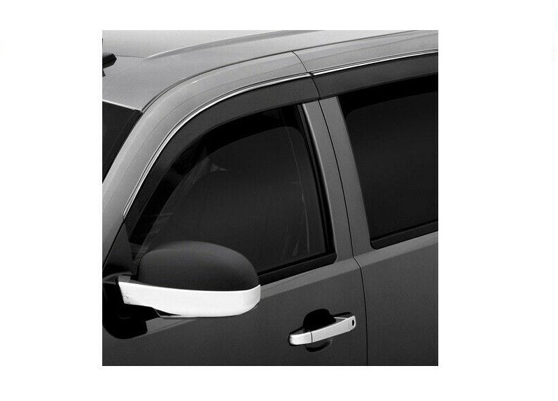 AVS 6-Piece Dark Smoke Side Window Deflectors For Honda Fit 2007-2008 - 896007