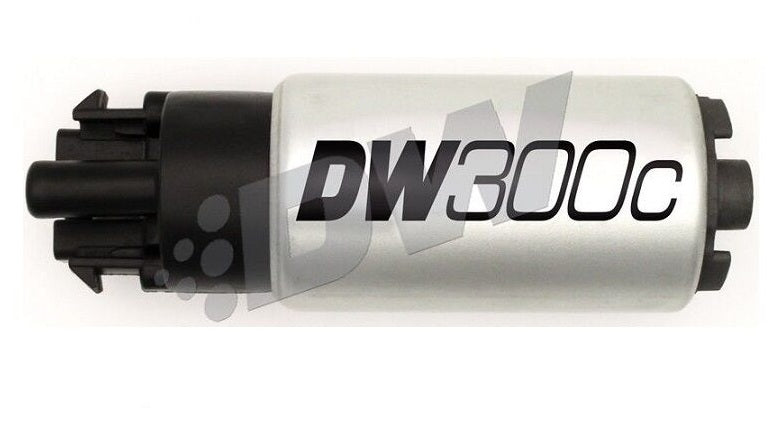 DeatschWerks Lightning Set Up Kit/340lph DW300C Compact Fuel Pump For 99-04 Ford