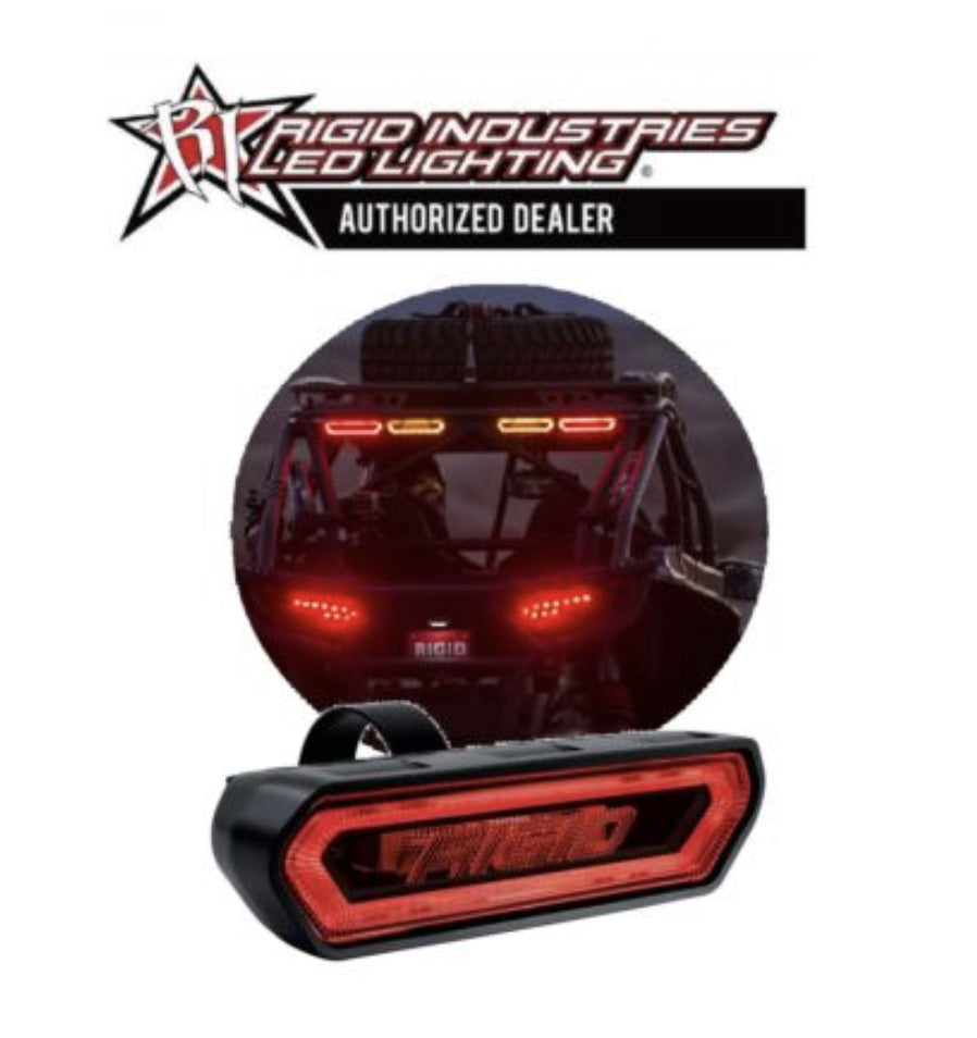 Rigid Industries Black Chase Rear Facing Red LED Light - 90133