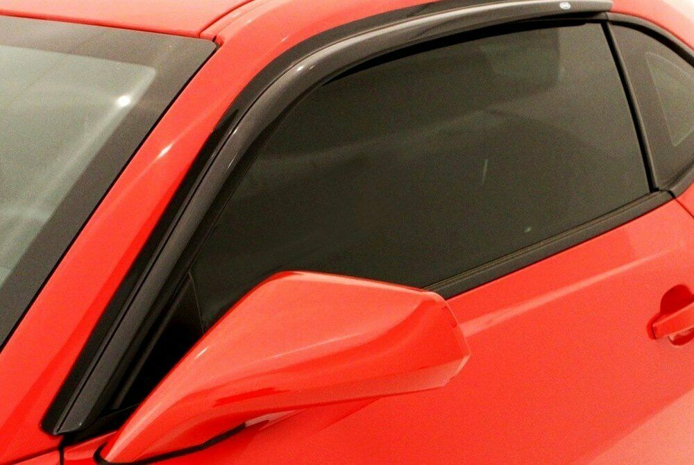 AVS 2-Pc Dark Smoke Front Side Window Deflectors For Ford Mustang 12-14 - 92024