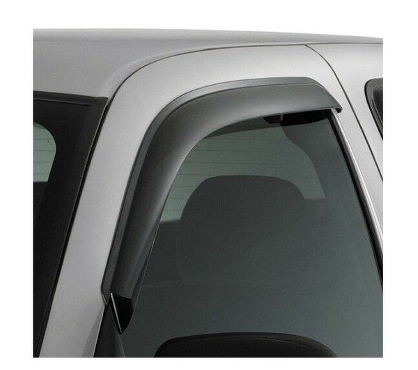 AVS 2Pc Smoke Front Side Window Deflectors For Jeep Wrangler JK 2007-2018- 92328