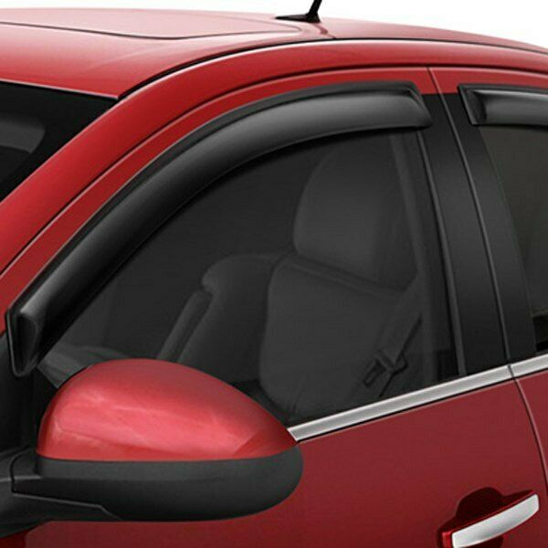 AVS Rain Guards 2Pc Tape-On Window Vent Visor Smoke For 94-04 Ford Mustang 92514