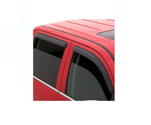 AVS 4Pc Dark Smoke Tape-On Window Vent Visor For 2001-2012 Ford Escape - 94059