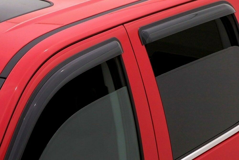 AVS 4Pc Tape-On Dark Smoke Window Vent Visor For 08-13 Toyota Highlander - 94063