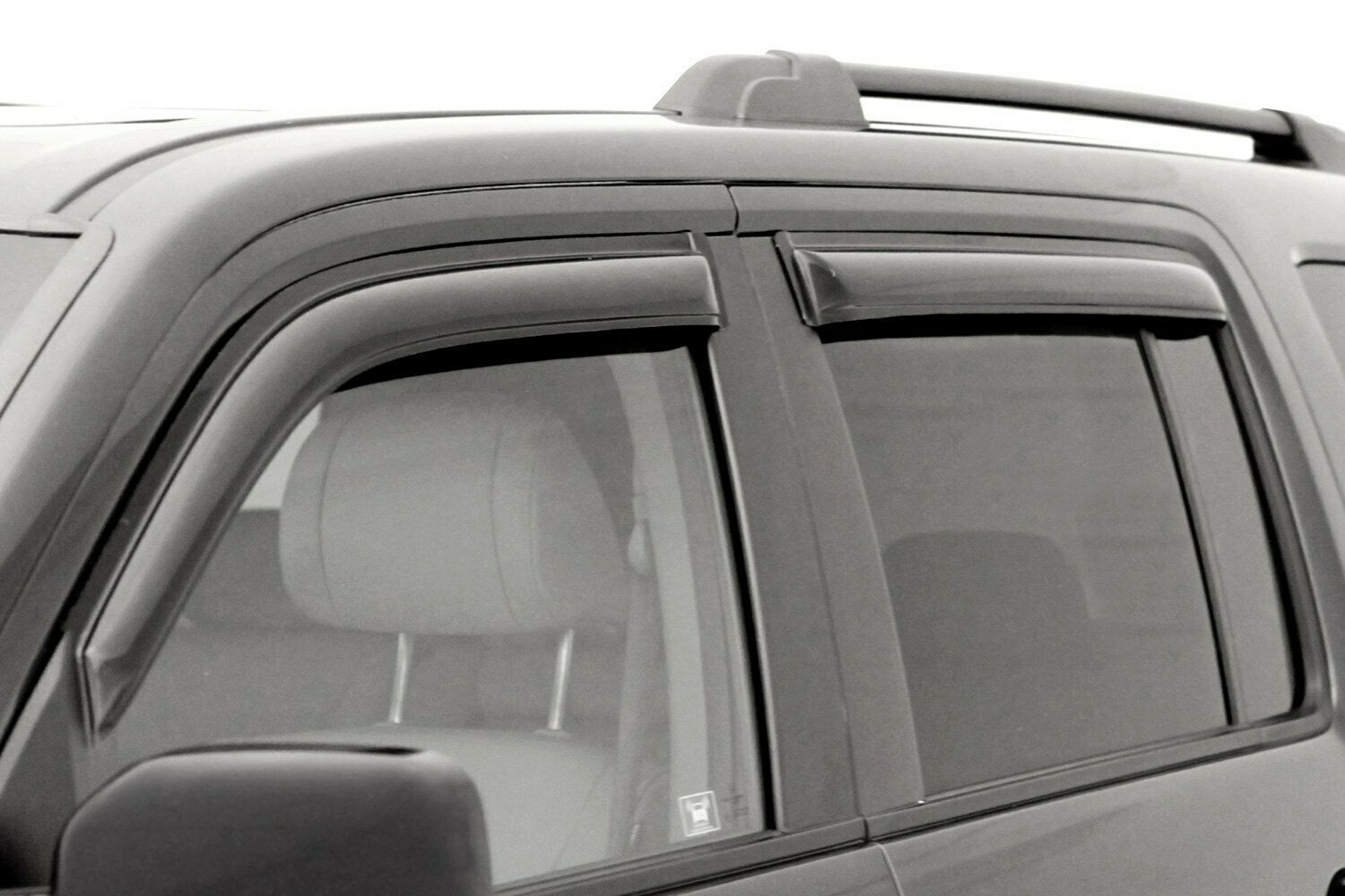 AVS Dark Smoke Side Window Deflectors For Honda Pilot 4-Door 2009-2015 - 94084