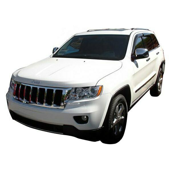 AVS Dark Smoke Side Window Deflectors For Jeep Grand Cherokee 2011-2020 - 94252