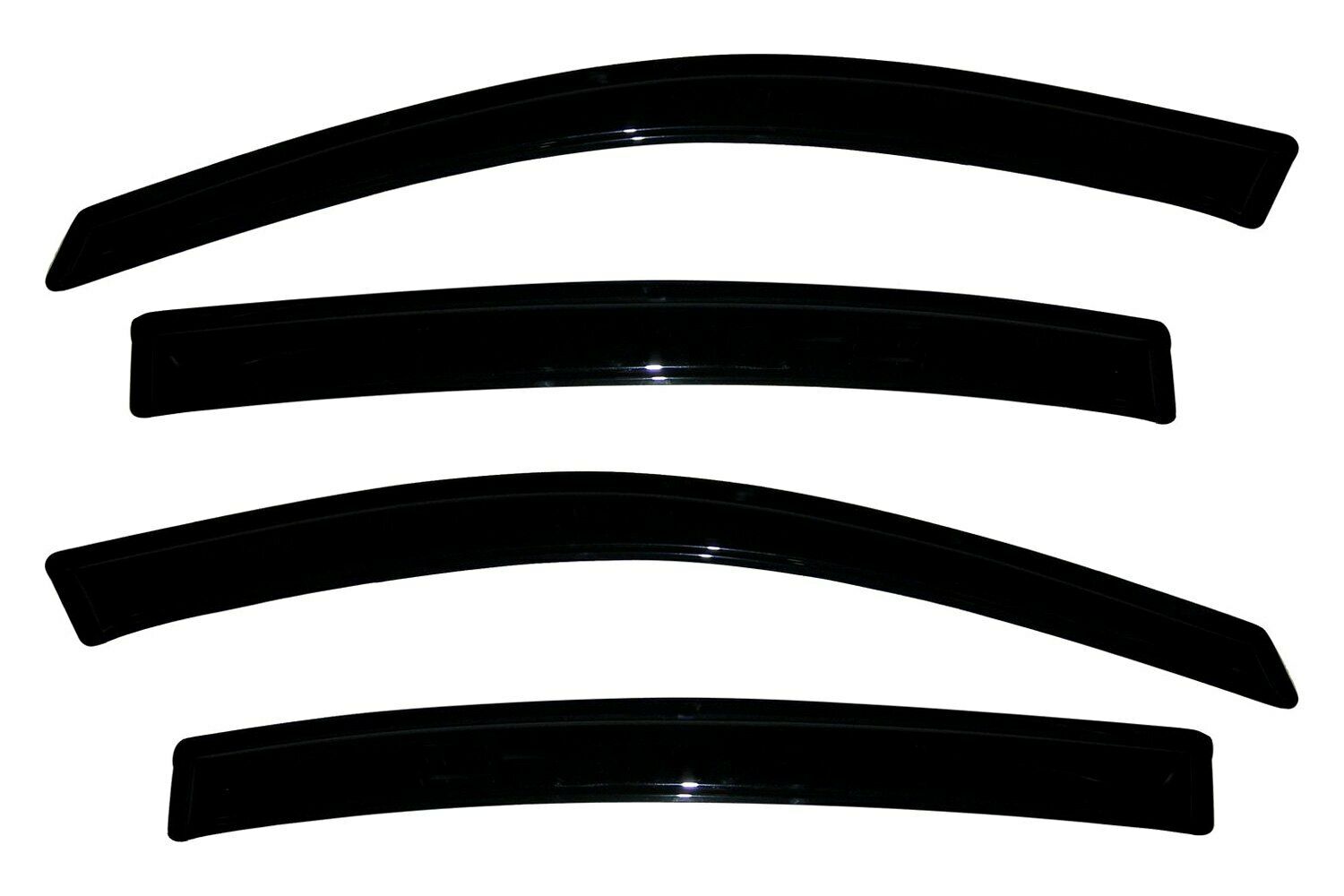 AVS 4-Pc Dark Smoke Side Window Deflectors For Buick Lucerne 2006-2012 - 94392