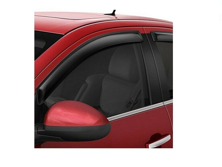 AVS 4-Pc Dark Smoke Side Window Deflectors For Hyundai Accent 2006-2010 - 94422