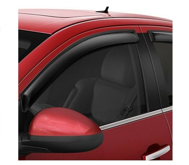 AVS Dark Smoke Side Window Deflectors For Ford Fiesta 4-Door 2009-2019 - 94547