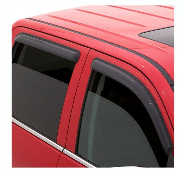 AVS Rain Guards 4Pc Tape-On Window Vent Visor Smoke For 08-12 Toyota Rav4  94608