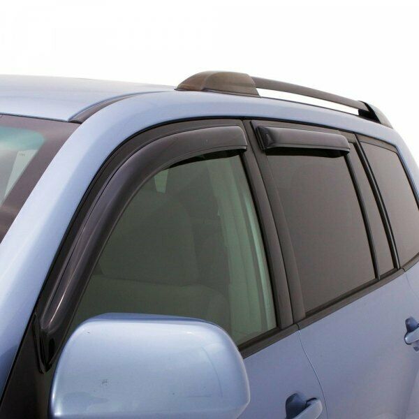 AVS 4-Pc Dark Smoke Side Window Deflectors For Suzuki Aerio Sedan 02-05 - 94624