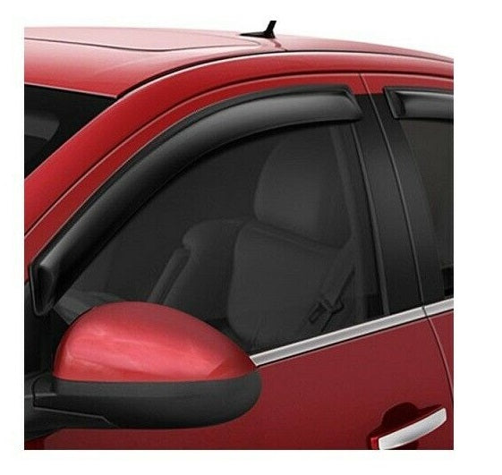 AVS 4-Pc Dark Smoke Side Window Deflectors For Toyota Prius 2016-2019 - 94638