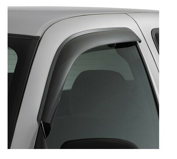 AVS 4-Pc Dark Smoke Side Window Deflectors For GMC Sonoma Crew Cab 01-05 - 94755