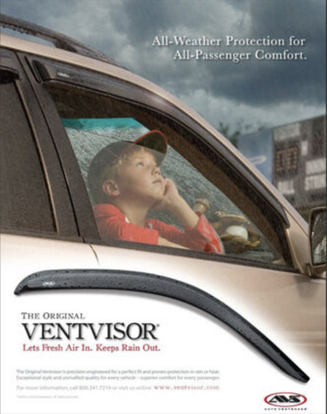 AVS 94806 Vent Visors Window Deflectors Rain Guards 2019 Dodge RAM 1500 Crew Cab