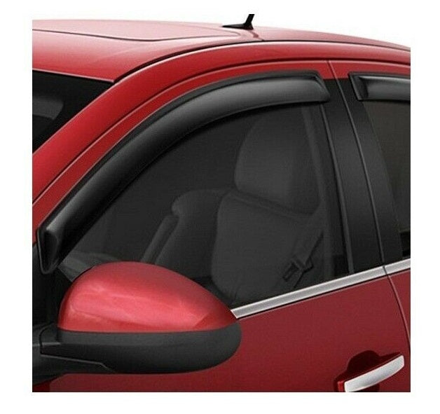 AVS 4-Pc Dark Smoke Side Window Deflectors For Hyundai Elantra 2007-2010 - 94850