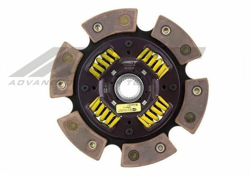 ACT For 03-09 Honda S2000 Clutch Friction Disc-6 Pad Sprung Race Disc - 6212210