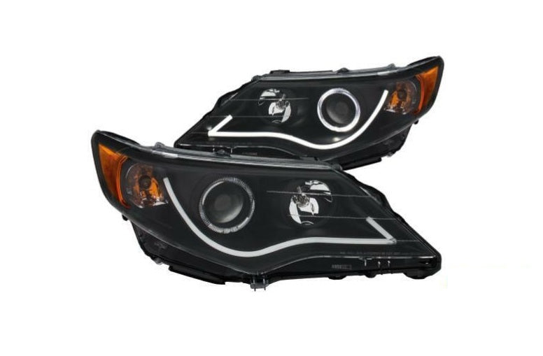 ANZO FOR 12-13 TOYOTA CAMRY PROJE?TOR H.L HALO BLACK CLEAR AMBER - 121512
