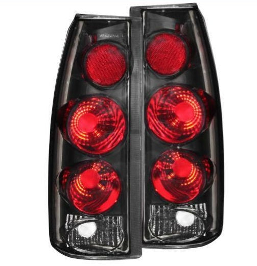 Anzo For 88-98 Chevy/GMC C/K1500/2500 Tail Lights 3D Style Dark Smoke - 211154