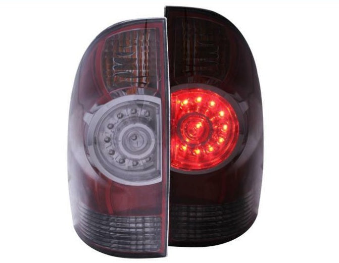 Anzo For 05-15 Toyota Tacoma L.E.D Pair Tail Lights Smoke - 311151