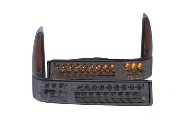 Anzo For 00-04 Ford Excursion LED Parking/signal Lights Smoke Amber - 511072