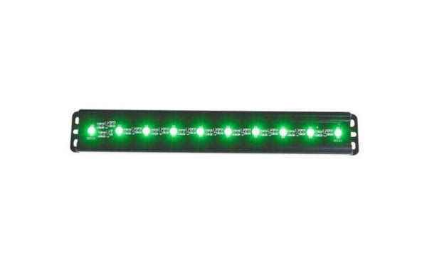 Anzo Universal 12" L.E.D Light Bar Green 15W / 600 Ram Lumen Output - 861151