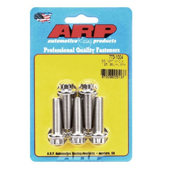 ARP Metric Thread Bolt Kit ARP Stainless M10 x 1.25 35mm UHL Kit -773-1004
