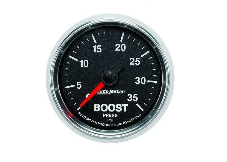 AutoMeter 0-35 PSI 2-1/16" GS Series Analog Boost Pressure Gauge - 3804