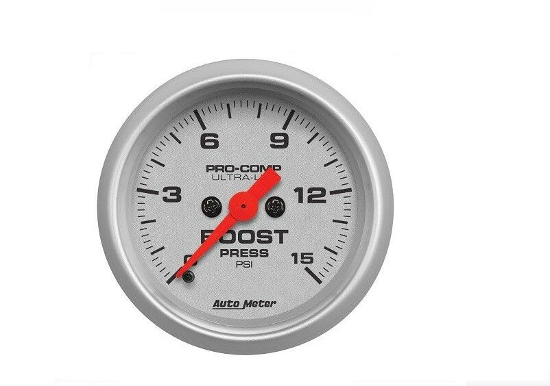 AutoMeter Boost 2-1/16" 0-15 psi Ultra-Lite Analog Gauge - 4350