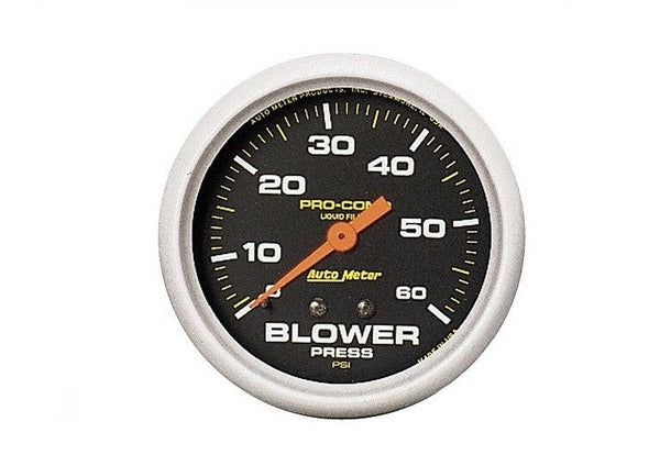 AutoMeter 0-60 PSI , 2-5/8" Pro-Comp Analog Blower Pressure Gauge - 5402