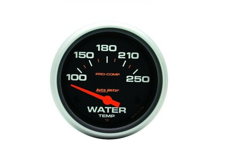 AutoMeter Pro-Comp Analog Water Temperature Gauge 100-250 �F 2-5/8" -5437