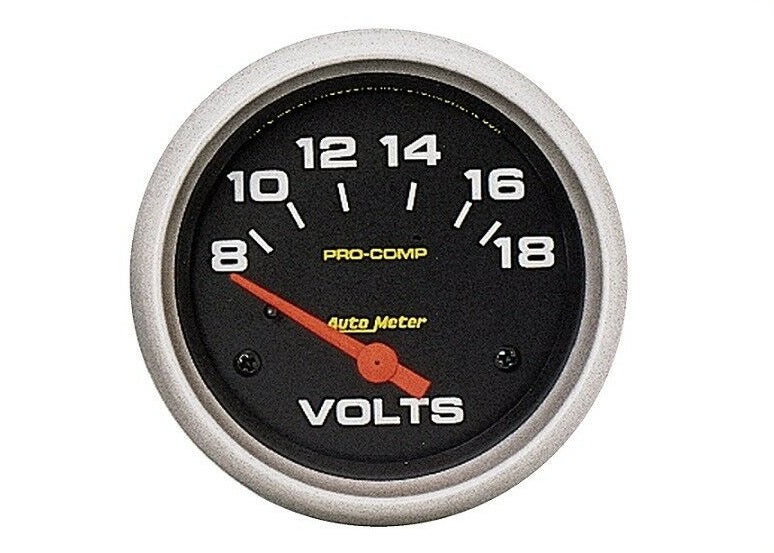 AutoMeter Pro-Comp Analog Voltmeter Gauge 8-18V - 5492