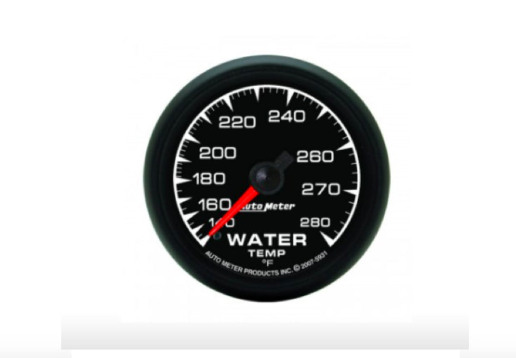 AutoMeter ES Series Analog Water Temperature Gauge 140-280 °F - 5931