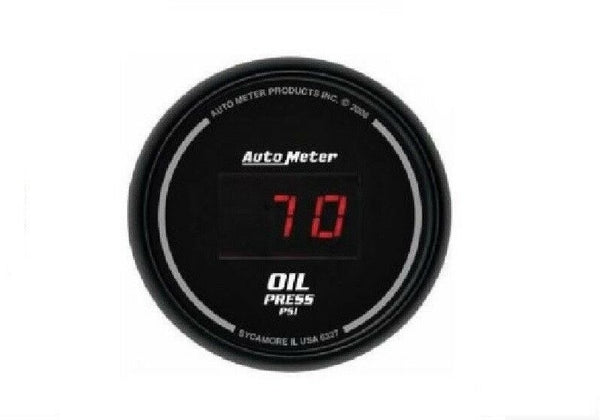 AutoMeter Sport-Comp Digital Series Oil Pressure Gauge 0-100 psi - 6327