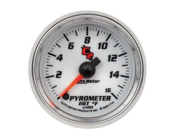 AutoMeter 2-1/16" 0-1600�F C2 Pyrometer Analog Gauge - 7144