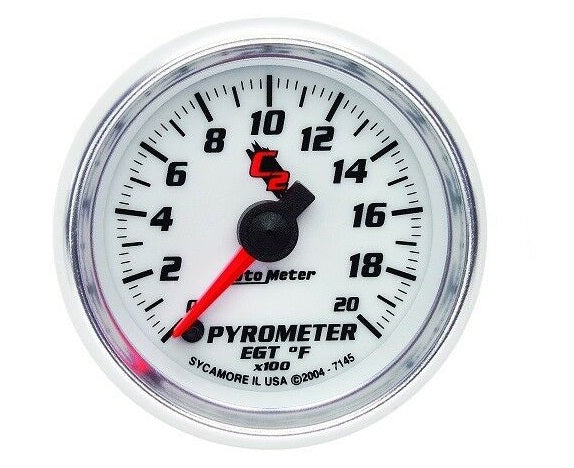 AutoMeter 0-2000 �F C2 Pyrometer Analog Gauge - 7145