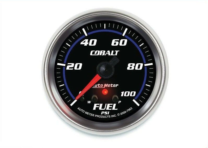 AutoMeter Cobalt Analog Fuel Pressure Gauge 0-100 PSI - 7963