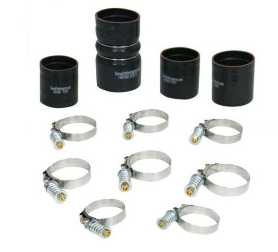 BD Diesel Intercooler Hose Kits EPDM/Nomex Black For Ford 08-10 1047037