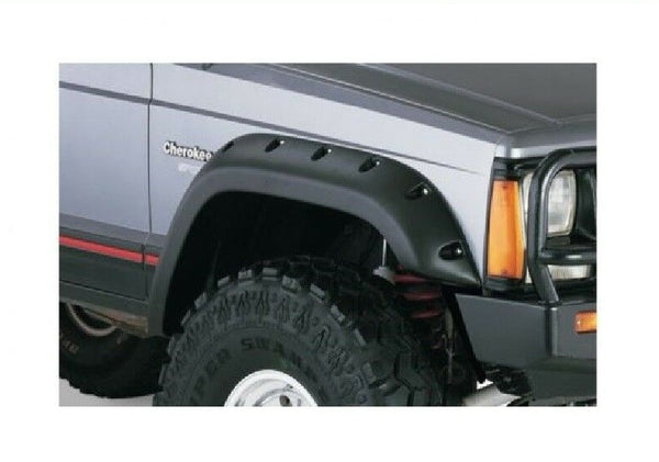 Bushwacker For 84-01 Cherokee / 86-92 Comanche Cut-Out Fender Flares Front Pair