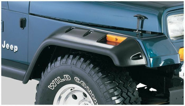 Bushwacker For 84-01 Cherokee / 86-92 Comanche Cut-Out Fender Flares Front Pair