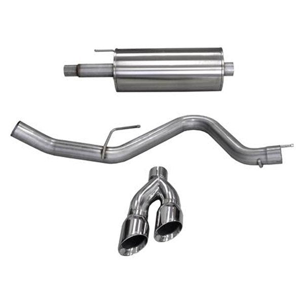Corsa 304 SS Cat-Back Exhaust System w/Dual Side Exit For Ford F-150 15-20 14836