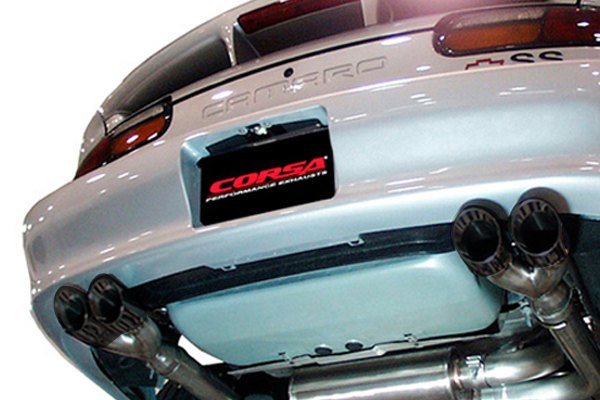 Corsa 304 SS Cat-Back Exhaust System w/Quad Rear Exit For Camaro 95-97 14145BLK