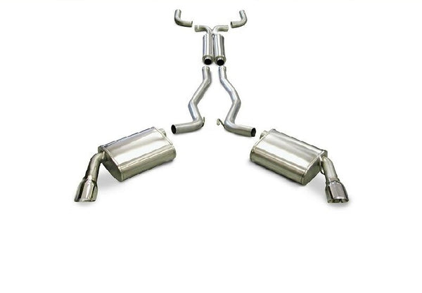 Corsa Performance 2.5" Cat Back + X-pipe Dual Rear Exit Fits Camaro SS - 14954