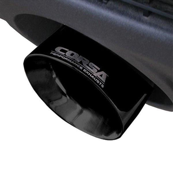 Corsa 304 SS Cat-Back Exhaust System w/Split Rear Exit For Camaro 10-15 14953BLK
