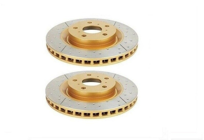 DBA For Pontiac GTO 2005 Rear Drilled & Slotted Street Series Rotor(Pair)