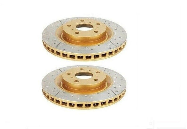 DBA For Pontiac GTO 2005 Rear Drilled & Slotted Street Series Rotor(Pair)