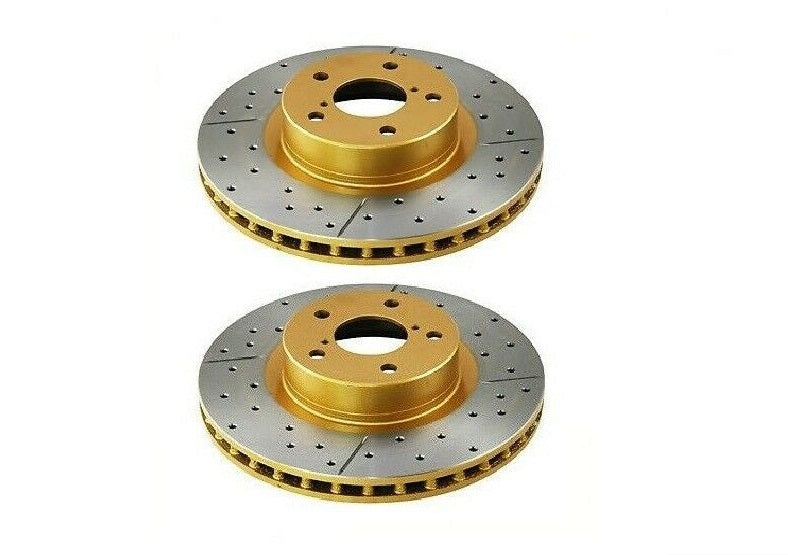 DBA For Lancer EVO 08-11 Rear Drilled & Slotted 4000 Series Rotor  (Pair)
