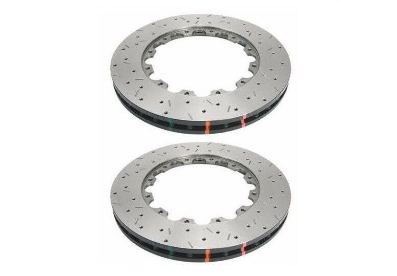 DBA For GT-R 09-10 Rear Drilled & Slotted 5000 Series Replacement Rotor (Pair)